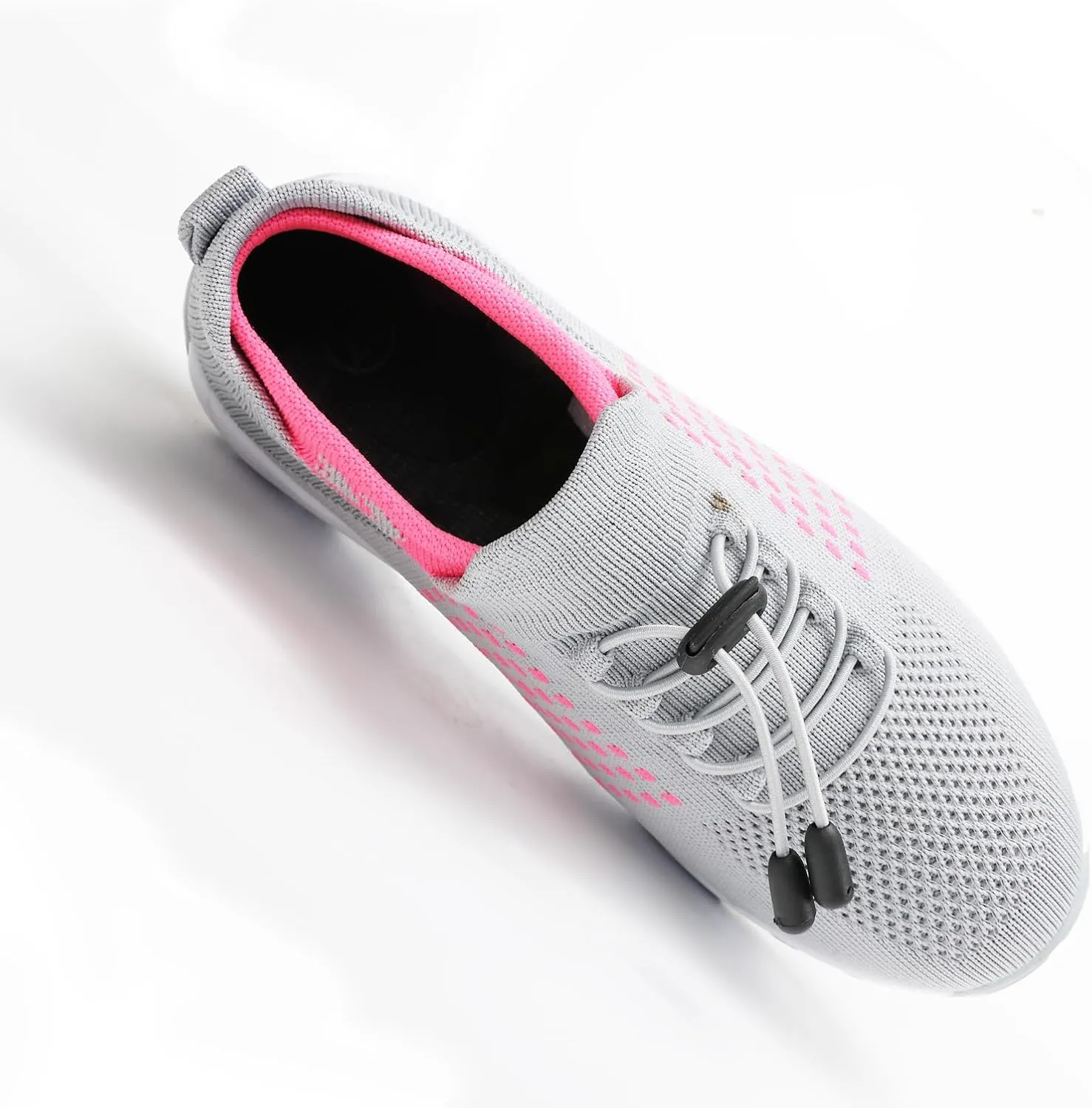 Kubbon Women Footwear Non Slip Slip on Sock Sneakers Arch Support Walking Shoes Lightweight Mesh Sneakers Antiskid Wedge Running Footwear for Plantar Fasciitis