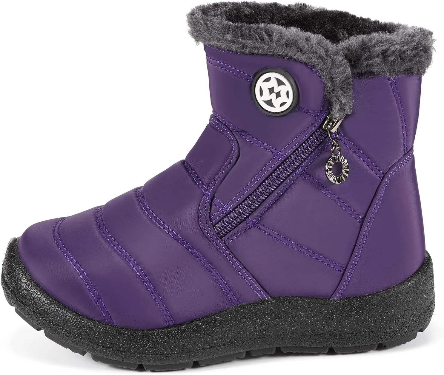 KVbabby Girls' Boys' Snow Boots Winter Boots Ankle Boots Kids Boots Warm Fur Anti-Slip