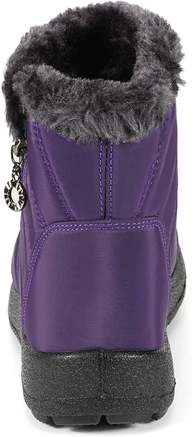 KVbabby Girls' Boys' Snow Boots Winter Boots Ankle Boots Kids Boots Warm Fur Anti-Slip