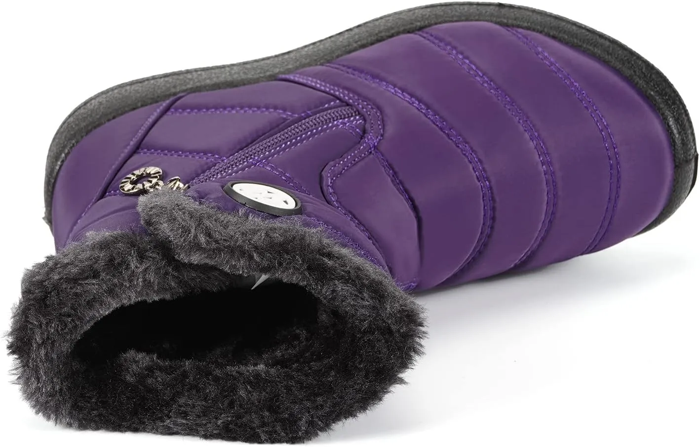 KVbabby Girls' Boys' Snow Boots Winter Boots Ankle Boots Kids Boots Warm Fur Anti-Slip