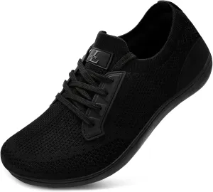 L-RUN Mens Walking Shoes Wide Toe Barefoot Shoes Minimalist Men's Casual Dress Shoes Breathable Zero Drop Fashion Sneakers