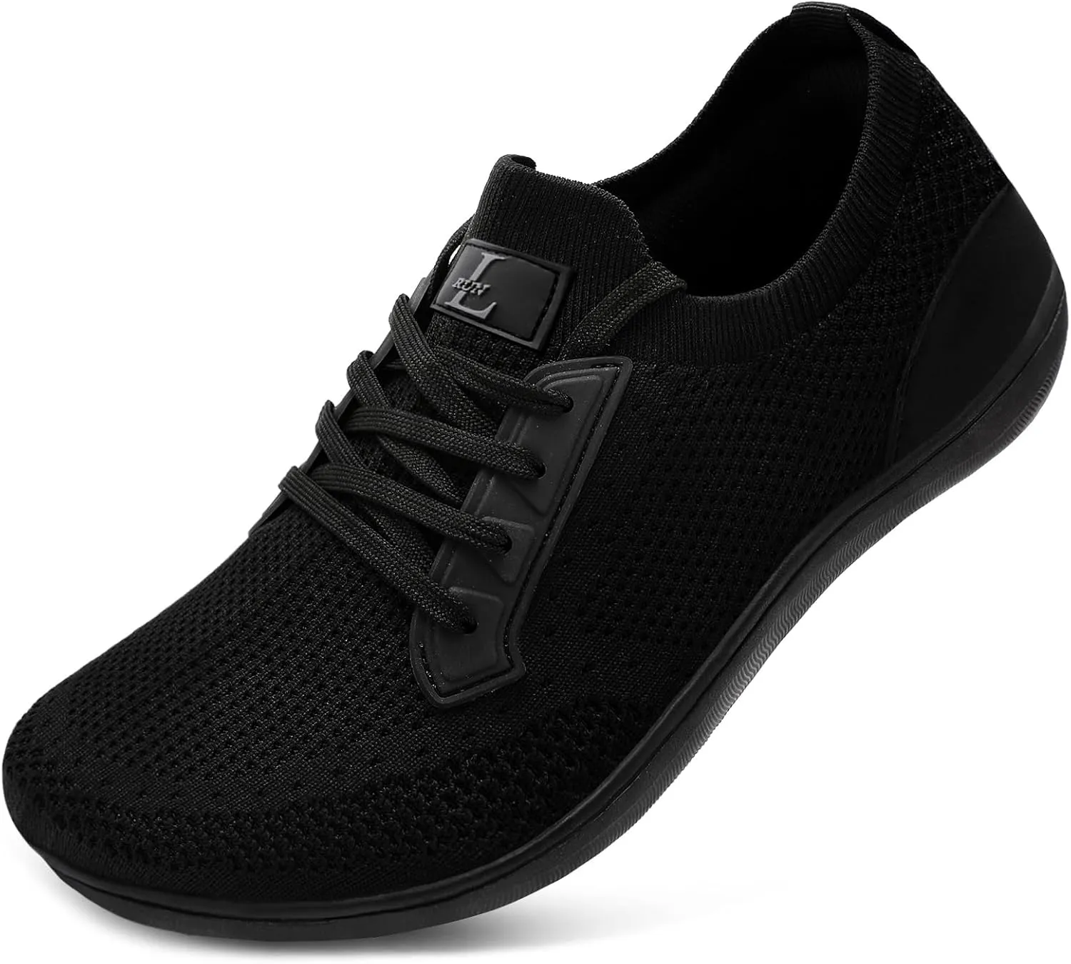 L-RUN Mens Walking Shoes Wide Toe Barefoot Shoes Minimalist Men's Casual Dress Shoes Breathable Zero Drop Fashion Sneakers