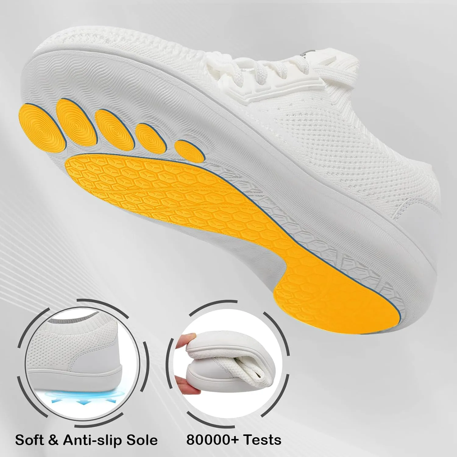 L-RUN Mens Walking Shoes Wide Toe Barefoot Shoes Minimalist Men's Casual Dress Shoes Breathable Zero Drop Fashion Sneakers
