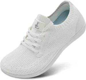 L-RUN Mens Walking Shoes Wide Toe Barefoot Shoes Minimalist Men's Casual Dress Shoes Breathable Zero Drop Fashion Sneakers