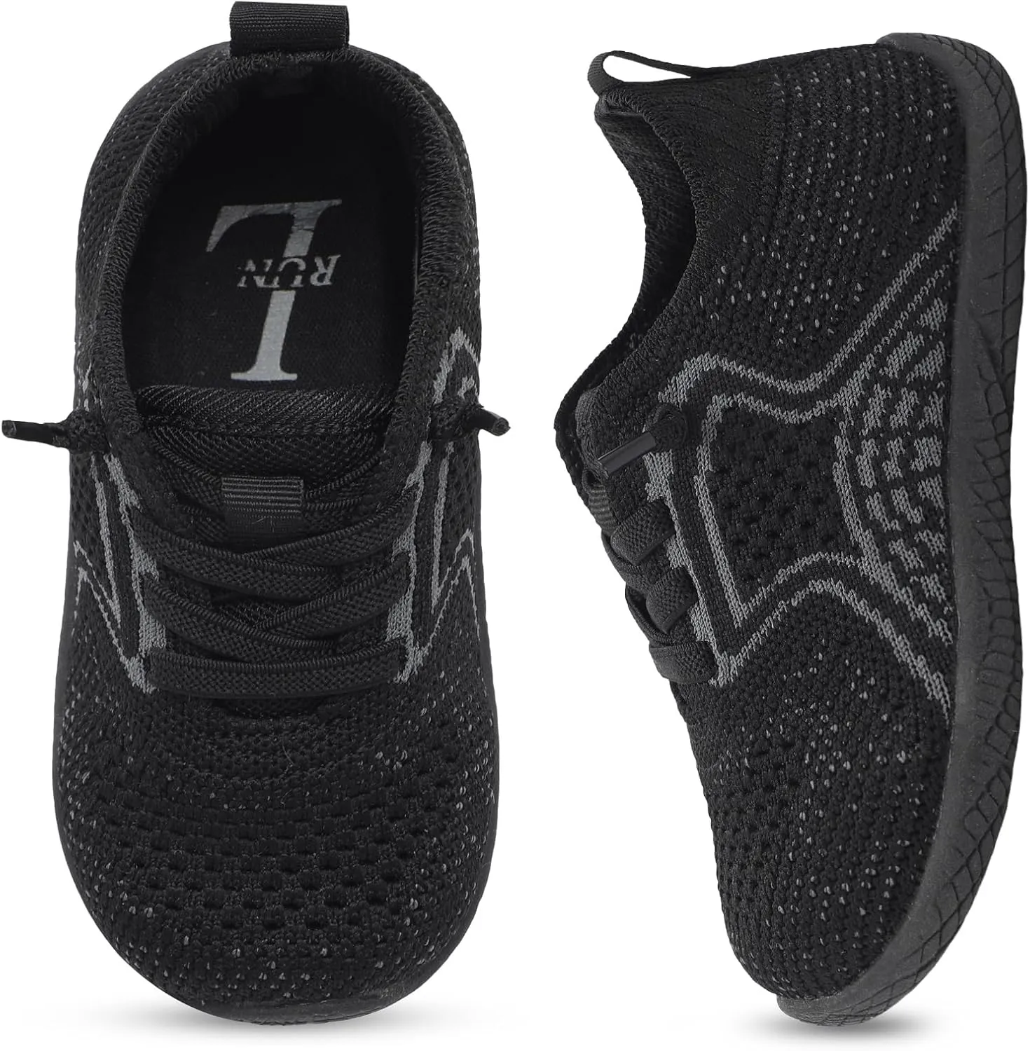 L-RUN Toddler Boys Girls Tennis Shoes Breathable Comfortable Barefoot Wide Summer School Walking Sneakers Baby First Walking Shoes