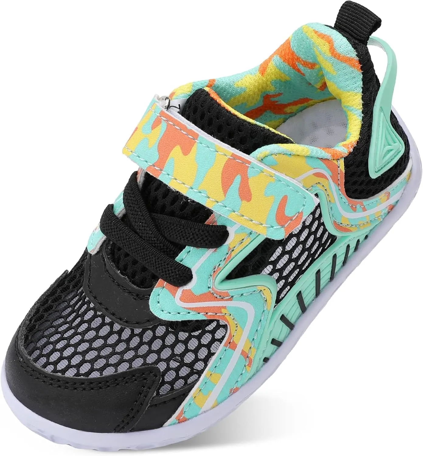 L-RUN Toddler Sneakers Boys Girls Barefoot Summer Walking Shoes Toddler Boy Tennis Shoes Mesh Lightweight