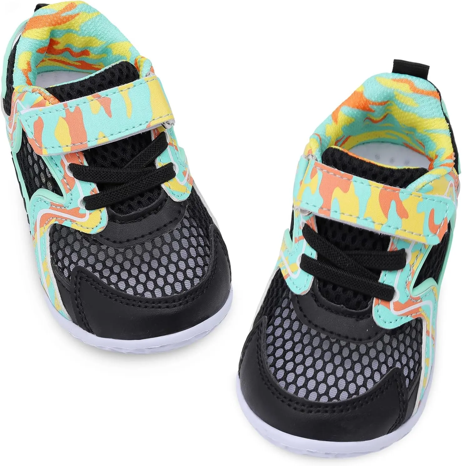L-RUN Toddler Sneakers Boys Girls Barefoot Summer Walking Shoes Toddler Boy Tennis Shoes Mesh Lightweight