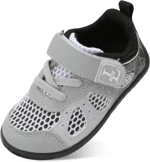 L-RUN Toddler Sneakers Boys Girls Barefoot Summer Walking Shoes Toddler Boy Tennis Shoes Mesh Lightweight