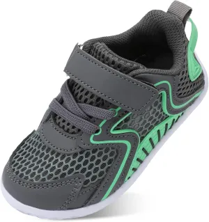 L-RUN Toddler Sneakers Boys Girls Barefoot Summer Walking Shoes Toddler Boy Tennis Shoes Mesh Lightweight