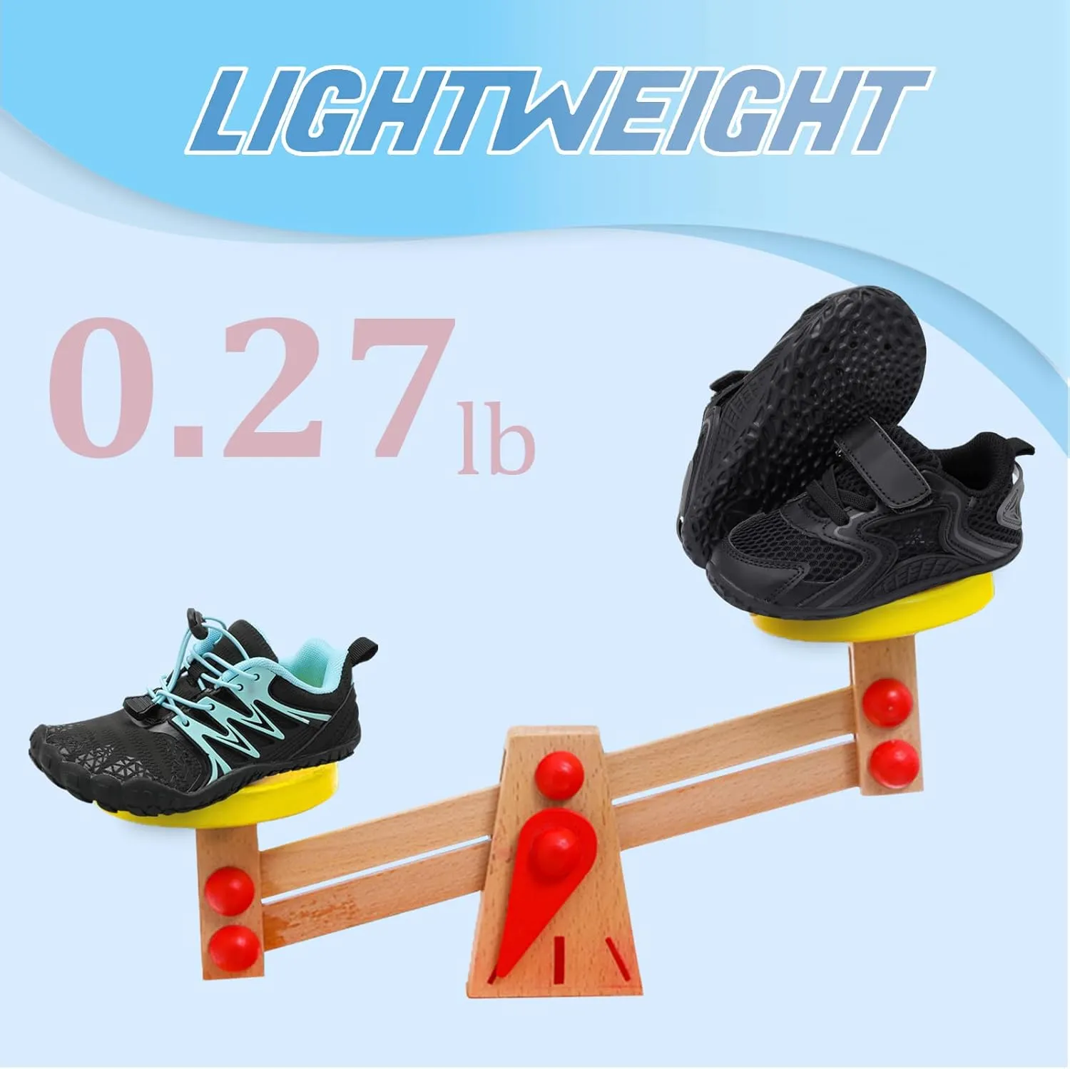L-RUN Toddler Sneakers Boys Girls Barefoot Summer Walking Shoes Toddler Boy Tennis Shoes Mesh Lightweight