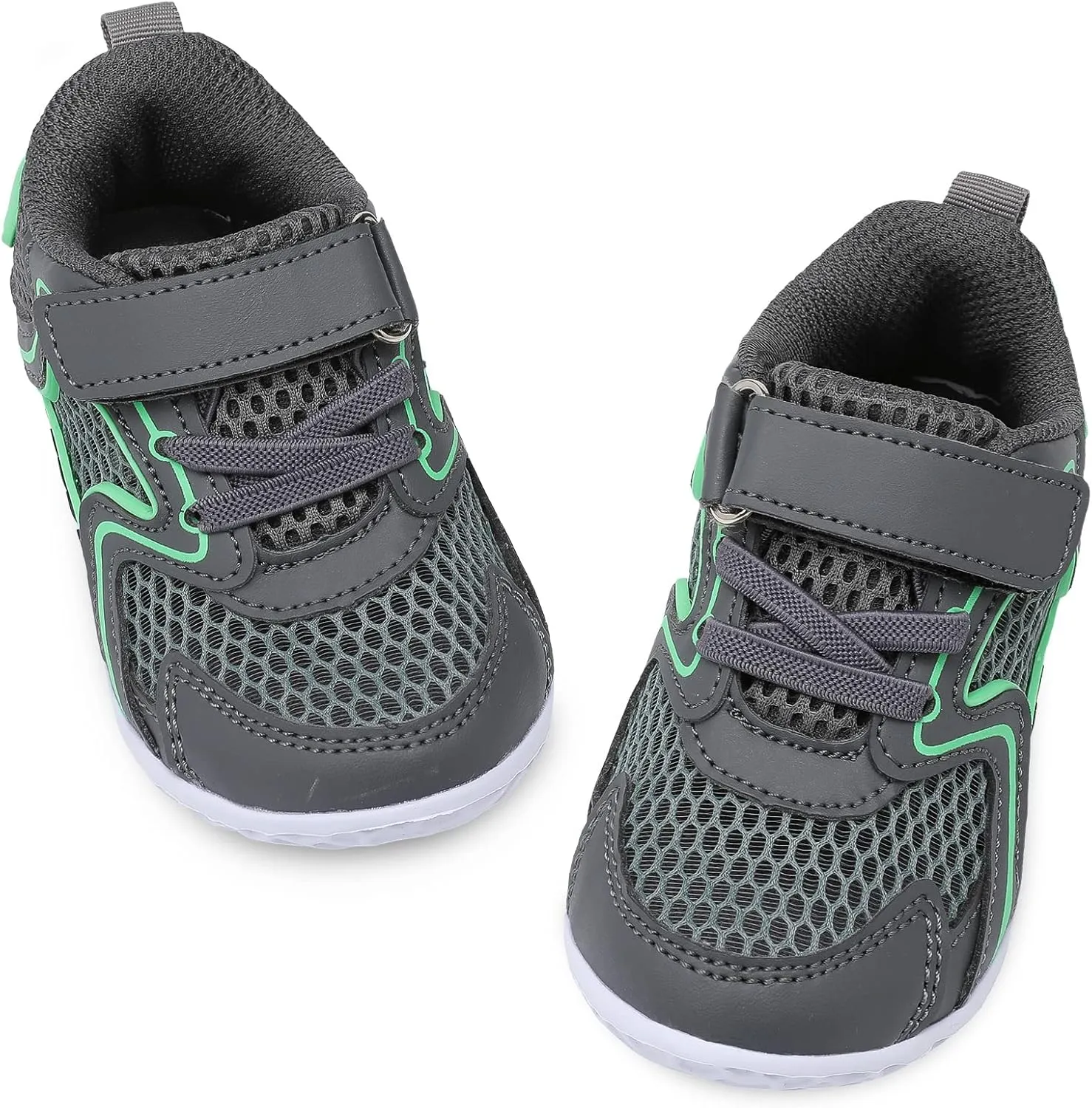 L-RUN Toddler Sneakers Boys Girls Barefoot Summer Walking Shoes Toddler Boy Tennis Shoes Mesh Lightweight