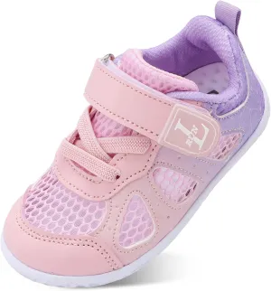 L-RUN Toddler Sneakers Boys Girls Barefoot Summer Walking Shoes Toddler Boy Tennis Shoes Mesh Lightweight