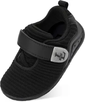 L-RUN Toddler Sneakers Boys Girls Lightweight Shoes Knit Kids Walking Shoes for Indoor Outdoor