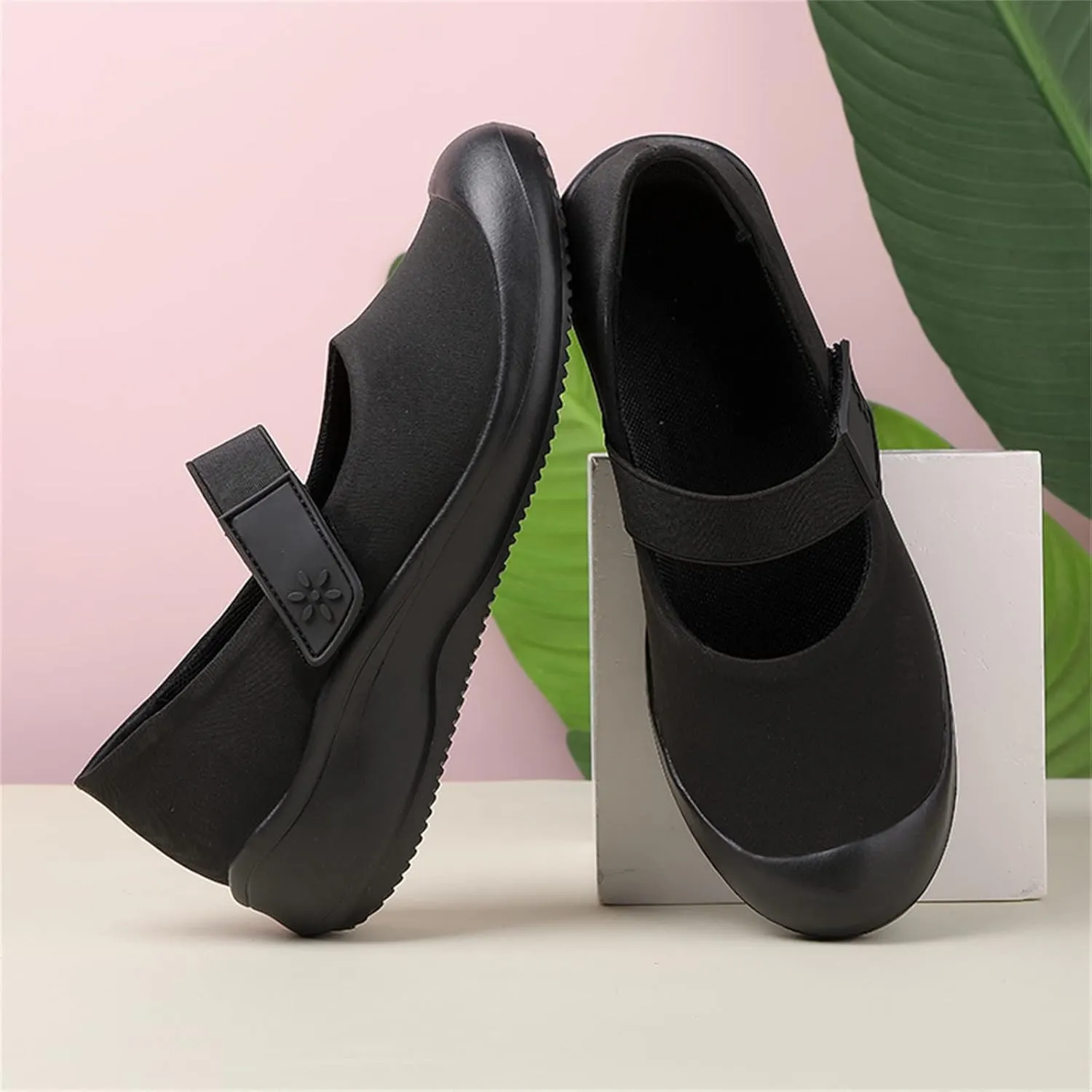 Ladies Summer Fashion Thin Lazy Breathable Thick Bottoming Hollowed Out Comfortable Outdoor Low Shoes for Women Casual (Black, 7.5)