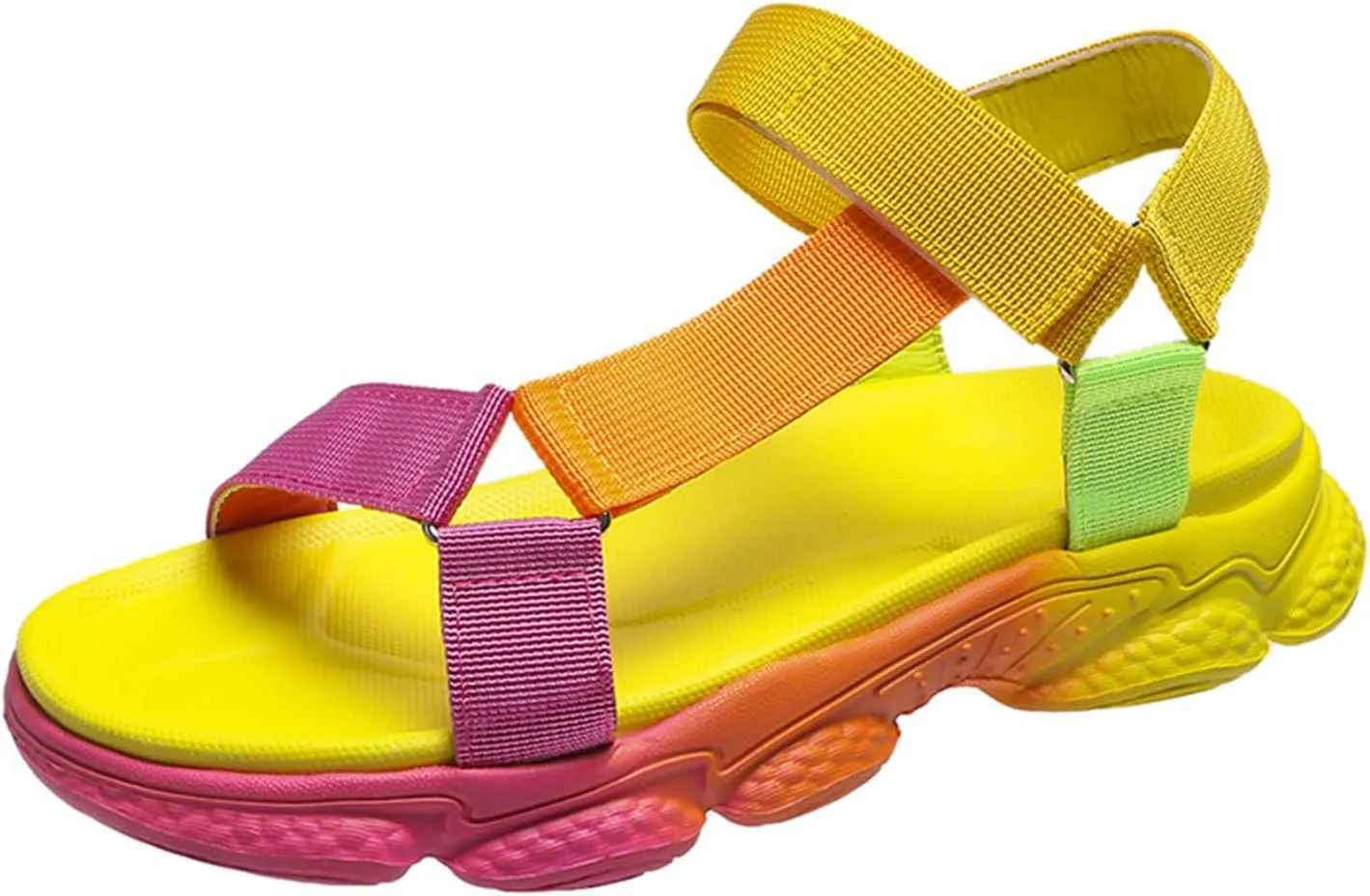 Ladmiple Sandals Women Dressy,Womens 2023 Boho Flats Sandal Open Toe Slippers Flip Flops Summer Casual Roman Beach Shoes