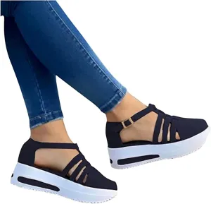 Ladmiple Shoes For Women Sneakers Trendy Low Top Lace-up Walking Shoes Fashion Summer Slip On Platform Flats Loafers