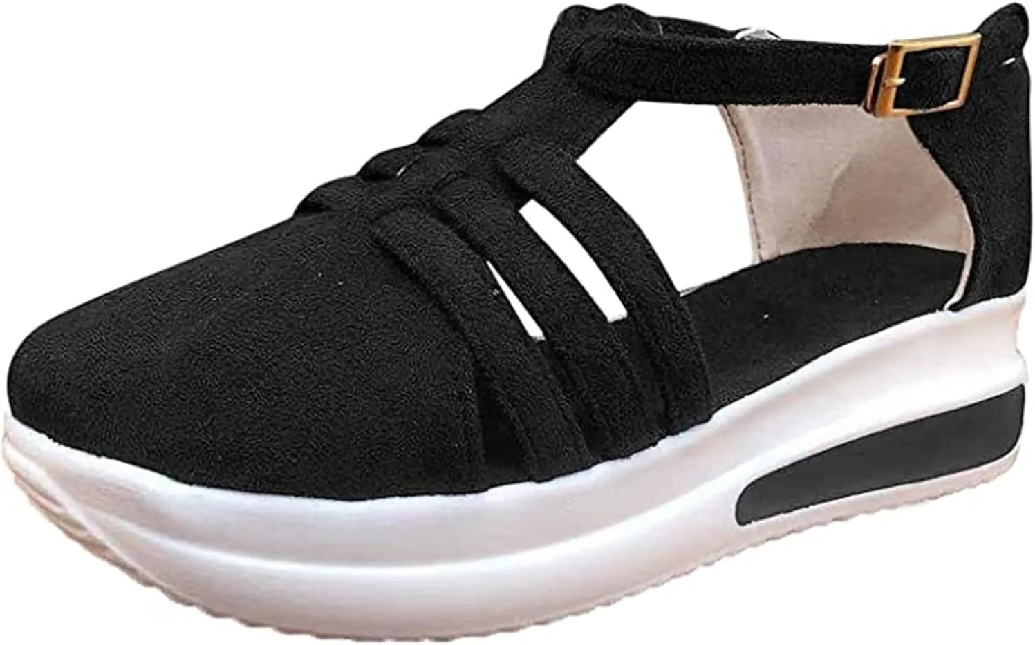 Ladmiple Shoes For Women Sneakers Trendy Low Top Lace-up Walking Shoes Fashion Summer Slip On Platform Flats Loafers