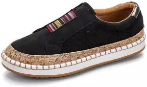 Ladmiple Sneakers For Women Slip On Low Top Comfort Walking Shoes Dressy Casual Summer Fashion Non Slip Flats Loafers
