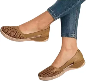 Ladmiple Sneakers For Women Slip On Low Top Fashion Dressy Casual Summer Comfort Non Slip Walking Shoes Flats Loafers