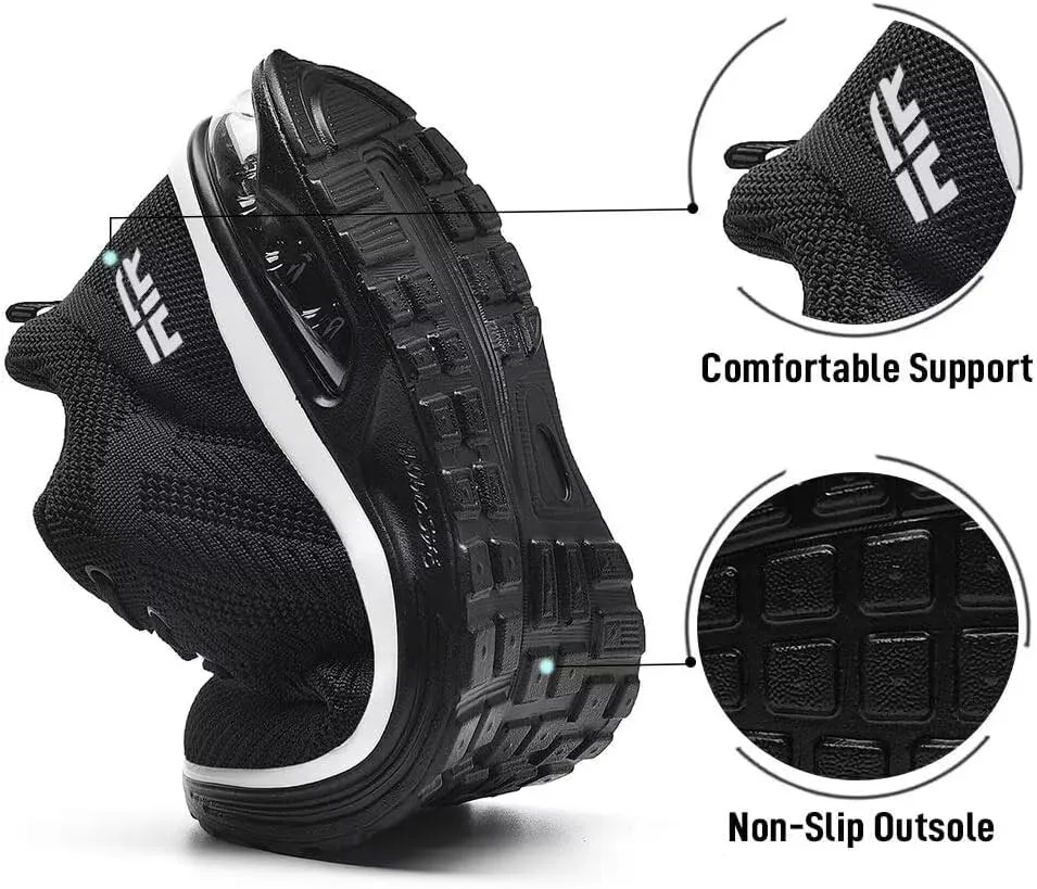 Lamincoa Womens Walking Shoes Lightweight Running Shoes Women’s Tennis Shoes Non Slip Air Shoes Breathable Mesh Air Cushion Sneakers for Gym Workout Sports