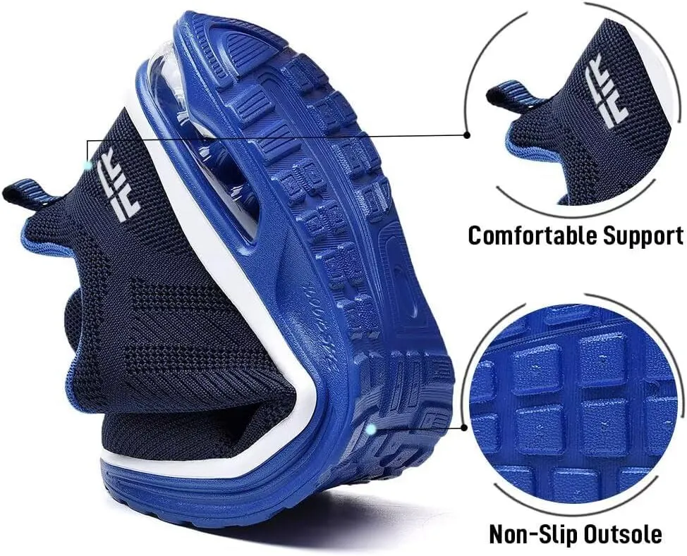 Lamincoa Womens Walking Shoes Lightweight Running Shoes Women’s Tennis Shoes Non Slip Air Shoes Breathable Mesh Air Cushion Sneakers for Gym Workout Sports