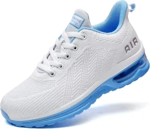 Lamincoa Womens Walking Shoes Lightweight Running Shoes Women’s Tennis Shoes Non Slip Air Shoes Breathable Mesh Air Cushion Sneakers for Gym Workout Sports