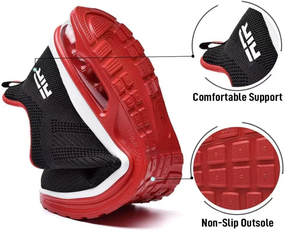 Lamincoa Womens Walking Shoes Lightweight Running Shoes Women’s Tennis Shoes Non Slip Air Shoes Breathable Mesh Air Cushion Sneakers for Gym Workout Sports