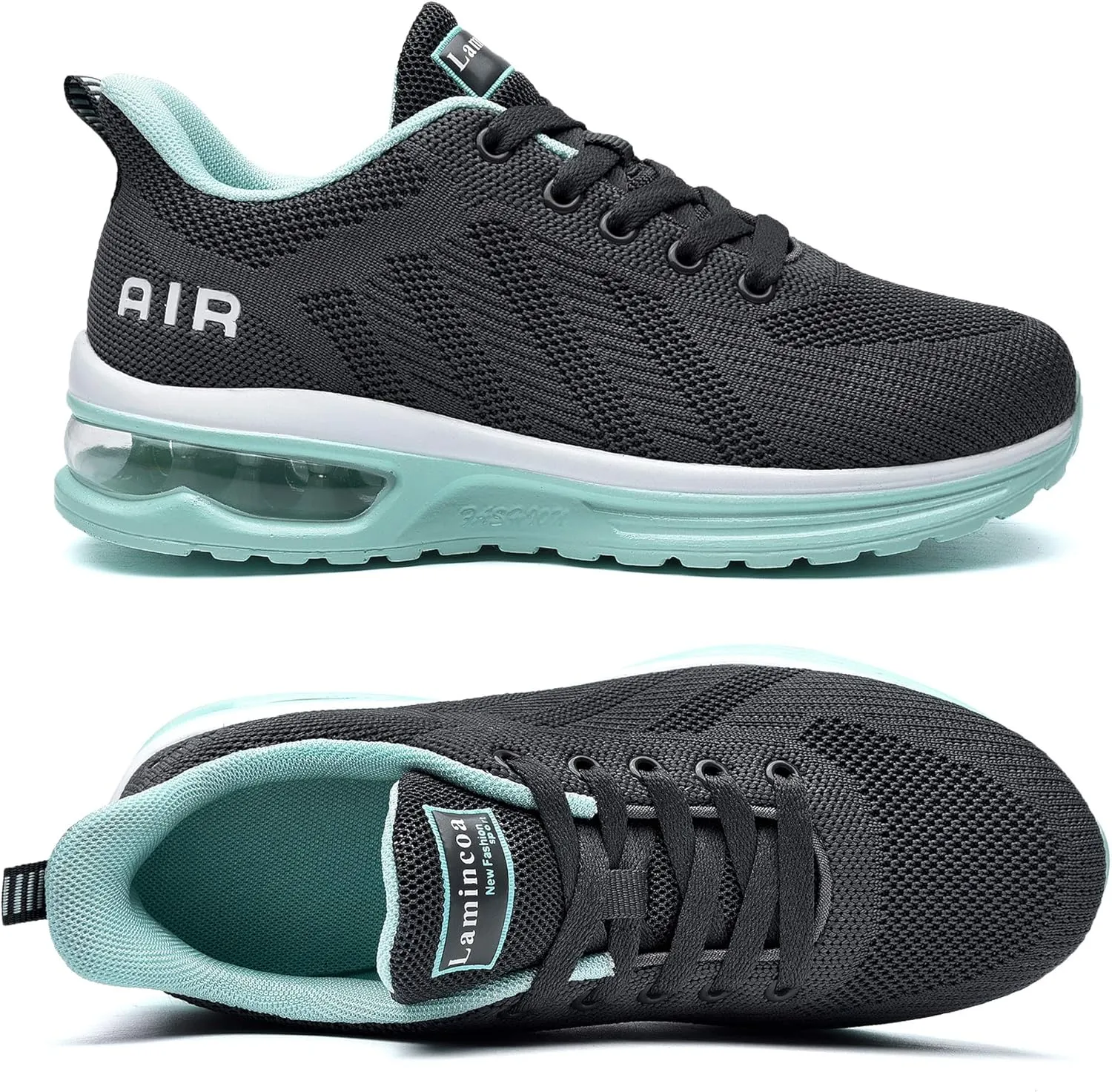 Lamincoa Womens Walking Shoes Lightweight Running Shoes Women’s Tennis Shoes Non Slip Air Shoes Breathable Mesh Air Cushion Sneakers for Gym Workout Sports