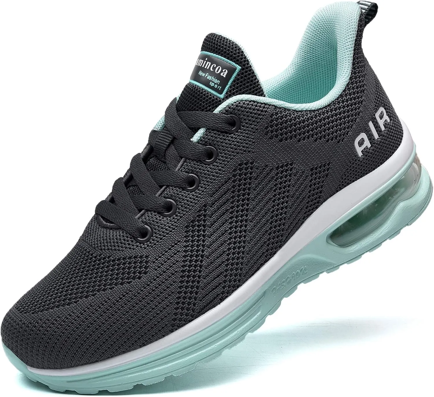 Lamincoa Womens Walking Shoes Lightweight Running Shoes Women’s Tennis Shoes Non Slip Air Shoes Breathable Mesh Air Cushion Sneakers for Gym Workout Sports