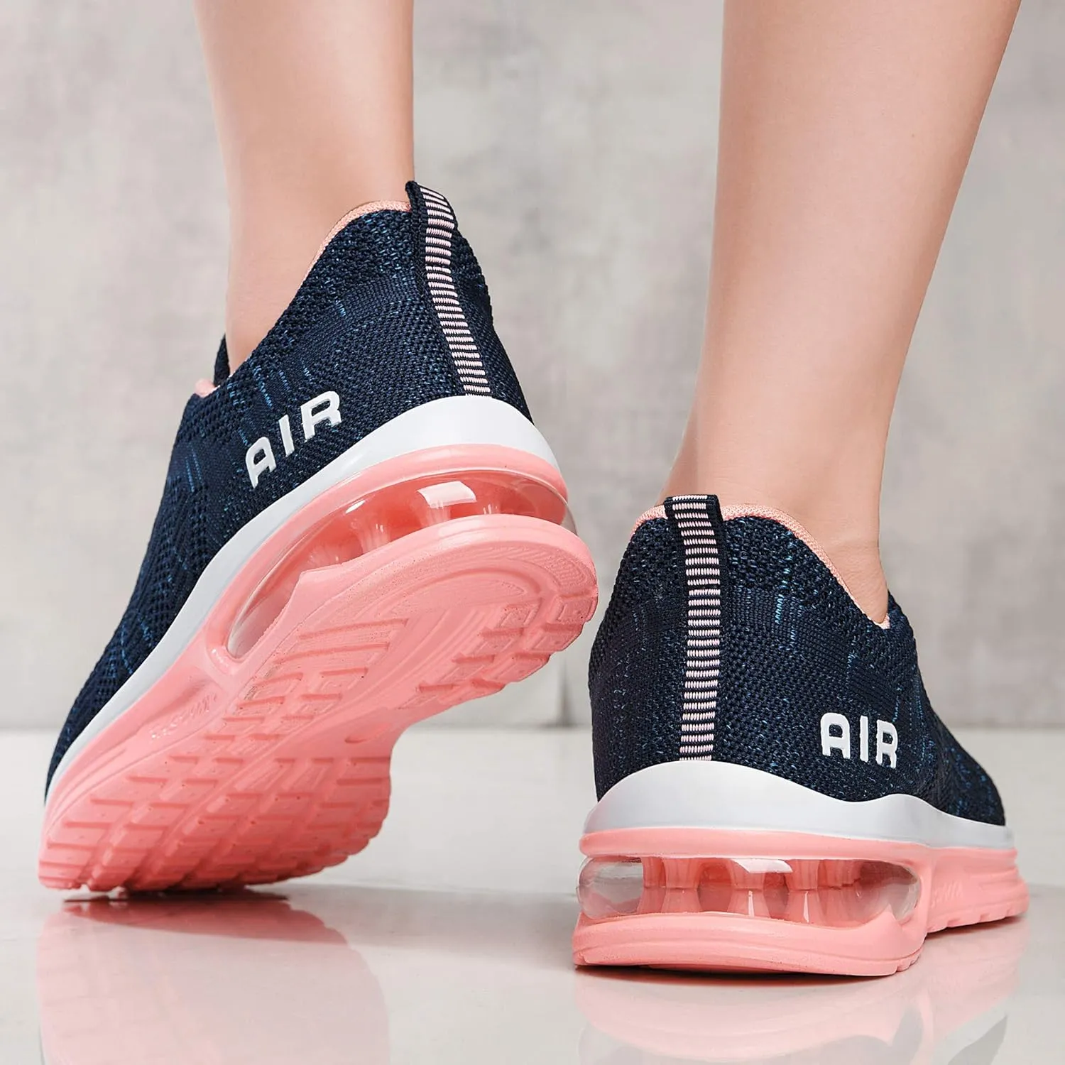 Lamincoa Womens Walking Shoes Lightweight Running Shoes Women’s Tennis Shoes Non Slip Air Shoes Breathable Mesh Air Cushion Sneakers for Gym Workout Sports