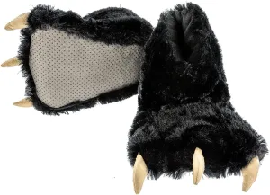 Lazy One Animal Paw Slippers for Kids and Adults, Fun Costume for Kids, Cozy Furry Slippers