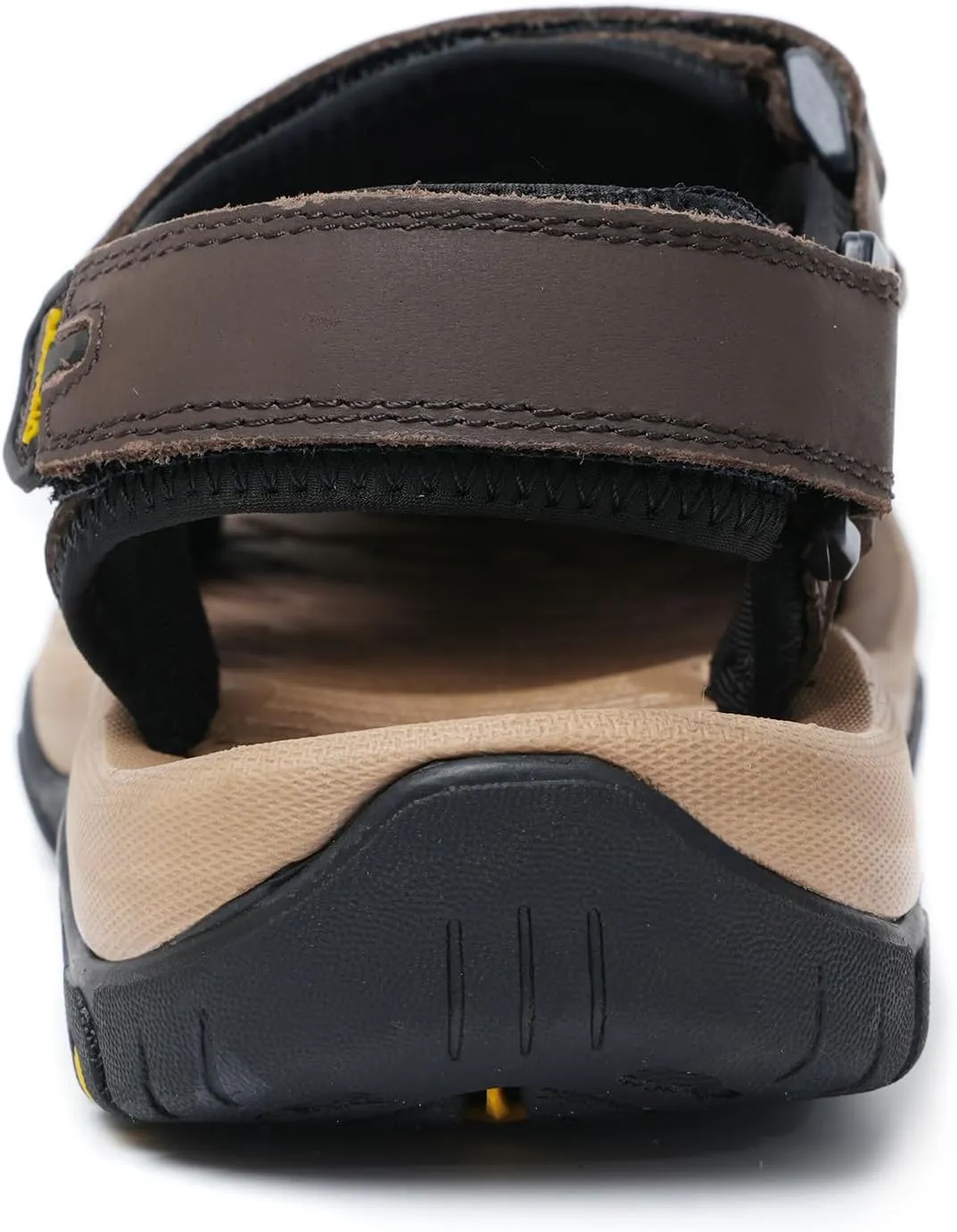 Leather Sports Sandals For Men Closed Toe Hiking Outdoor Athletic Casual Walking Sandals Water Shoes Summer Fisherman Sandal Handmade