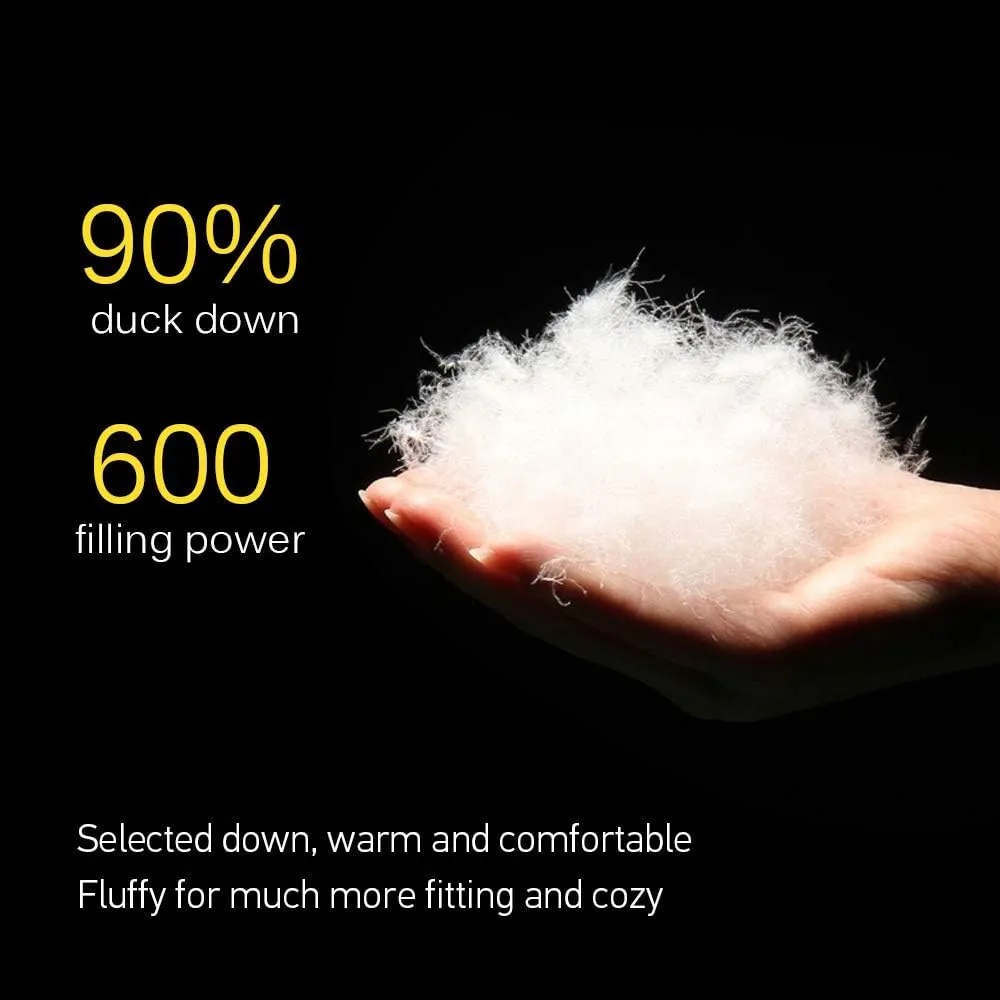 Lixada Outdoors Camping Slippers Warm Socks for Sleeping Bag Indoors Warm Boots Men Women Winter Duck Down Booties Slipper Boots
