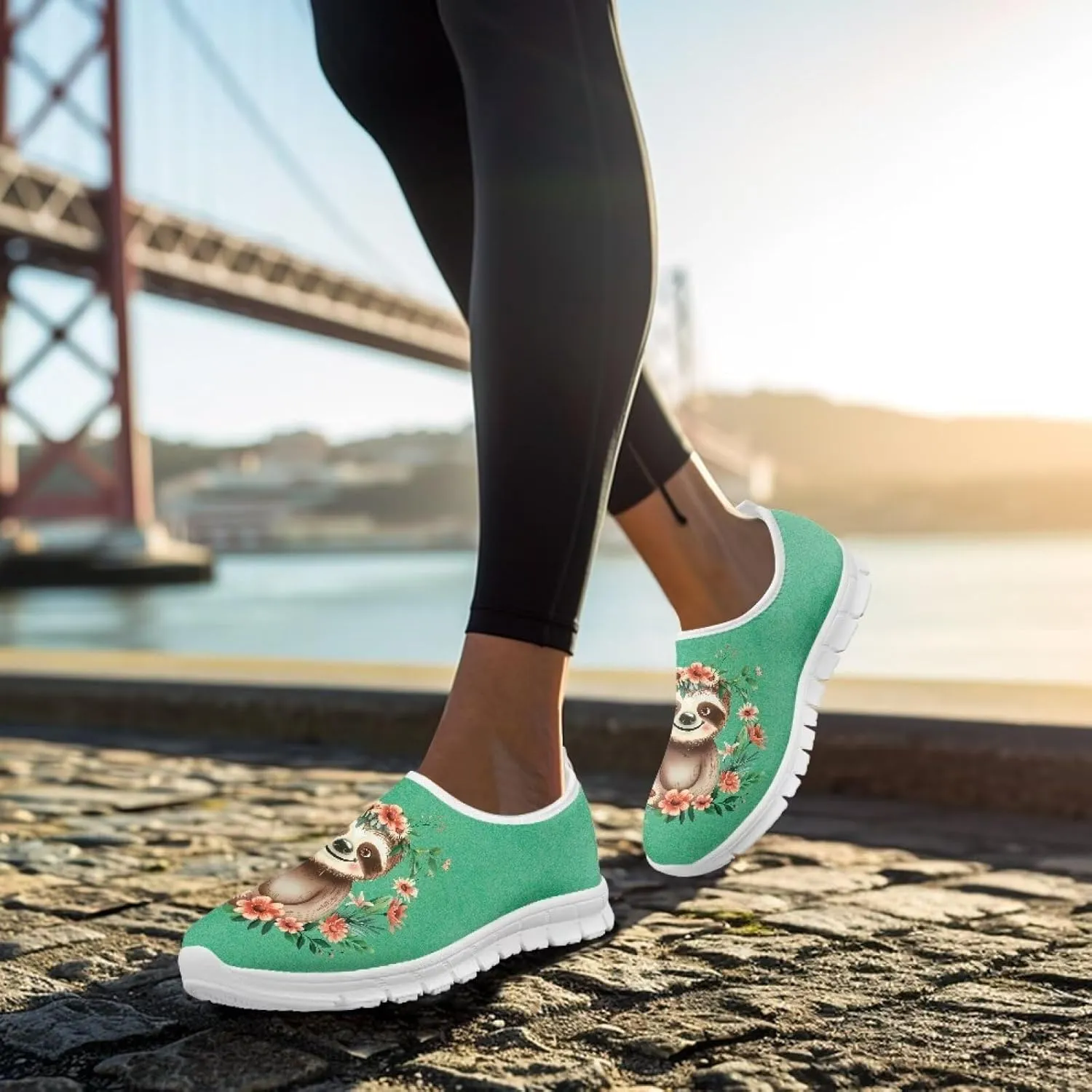 Loafers for Womens Mens Sneaker Road Running Tennis Sneaker Low Top Mesh Walking Shoes