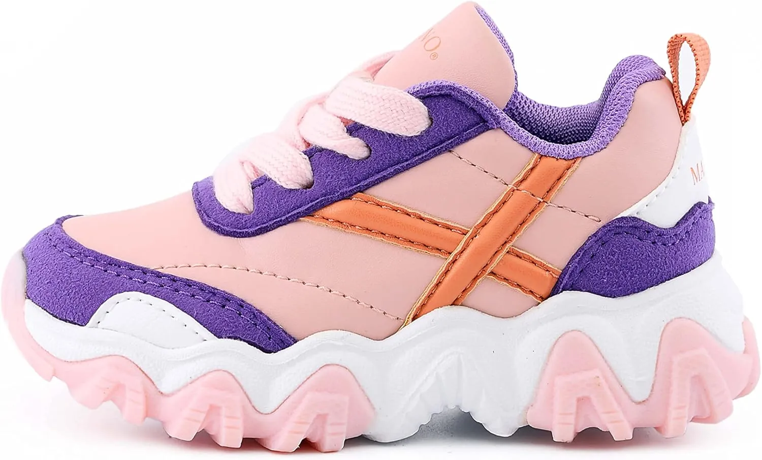 Mazino Kids Unisex Fashion Sneakers Lace-Up Shoes Tennis for Boys and Girls