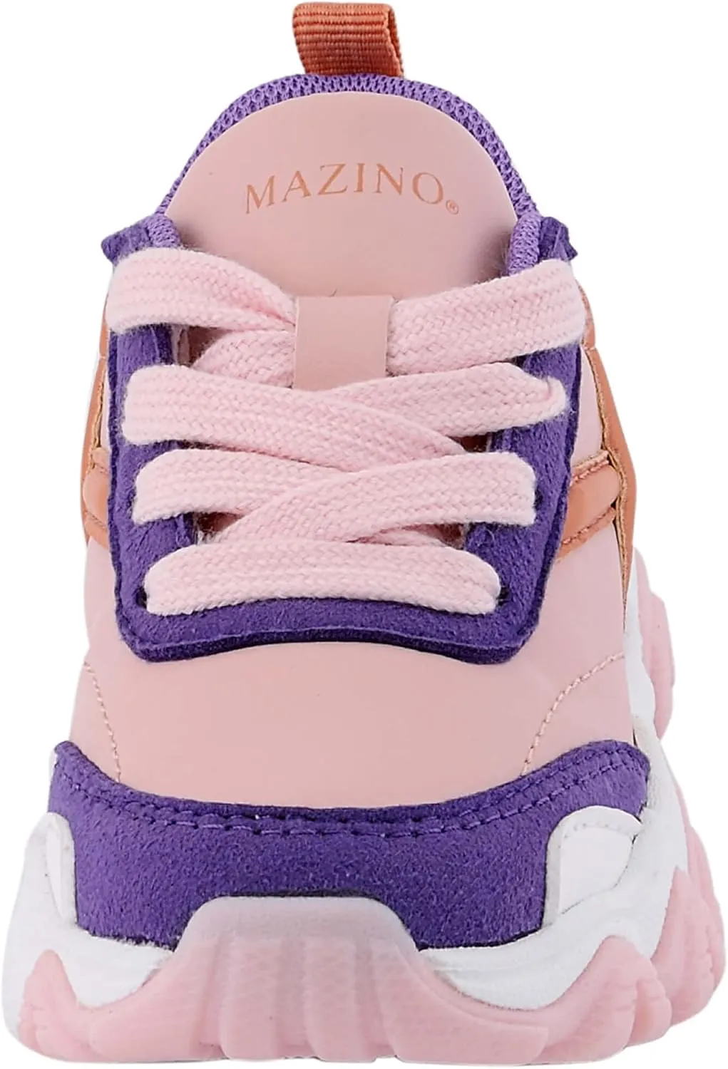 Mazino Kids Unisex Fashion Sneakers Lace-Up Shoes Tennis for Boys and Girls
