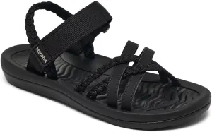 MEGNYA Hiking Sandals for Womens, Arch Support Comfortable Walking Sandals Hook Loop Strap, Casual Sports Summer Waterproof Lightweight Slides