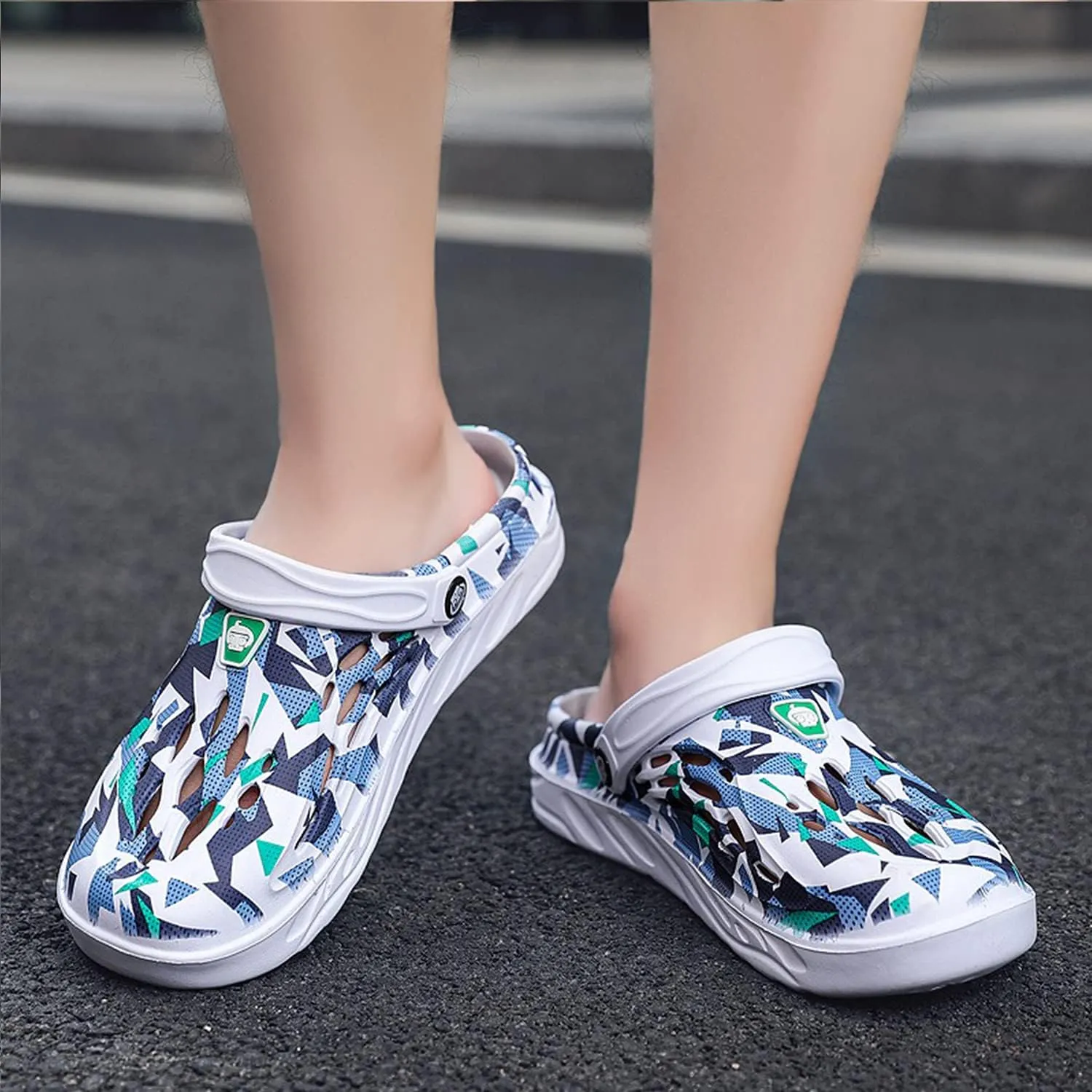 Meidiastra Unisex-Adult Clogs Sandals Summer Breathable Garden Shoes Indoor Outdoor Slippers Mules Footwear