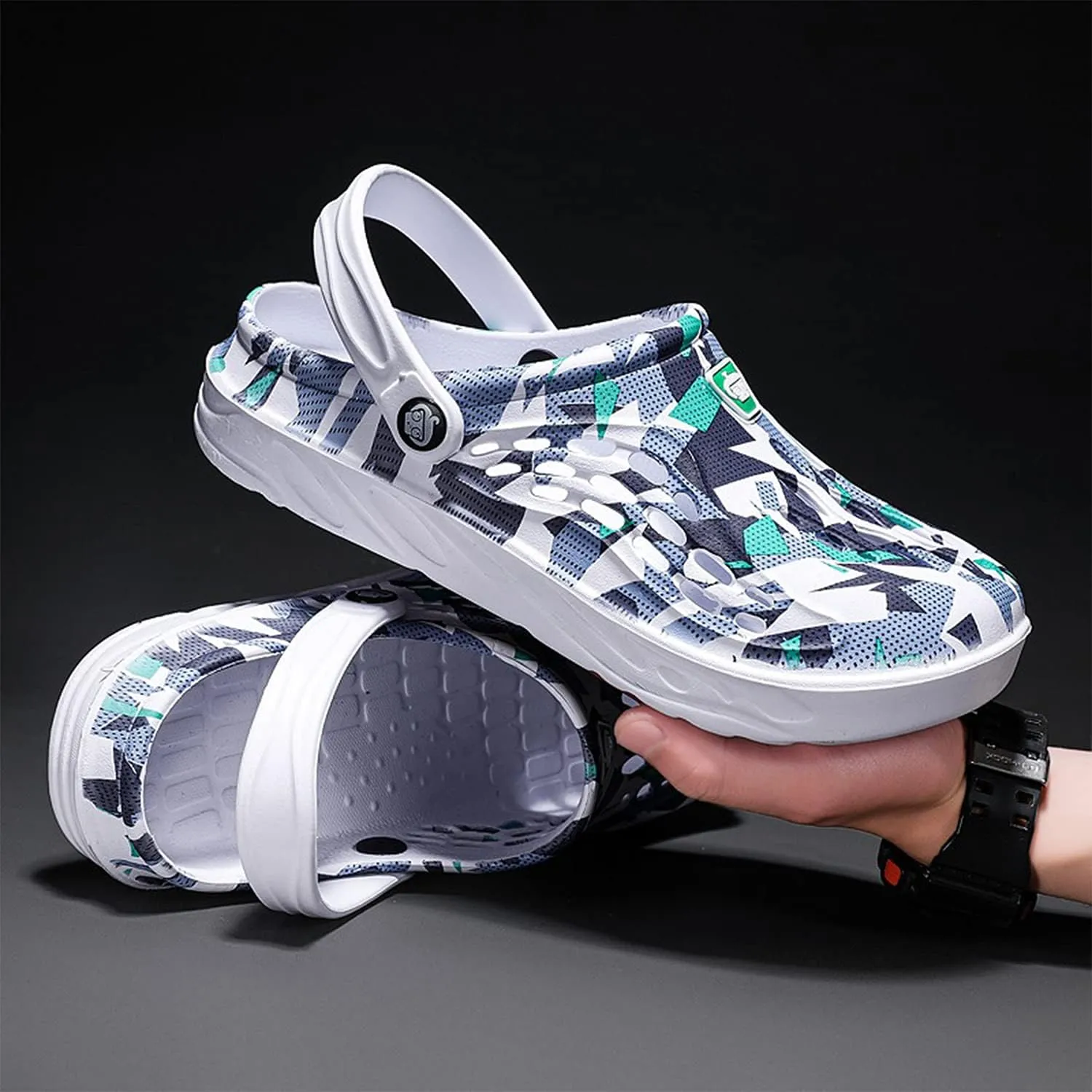 Meidiastra Unisex-Adult Clogs Sandals Summer Breathable Garden Shoes Indoor Outdoor Slippers Mules Footwear