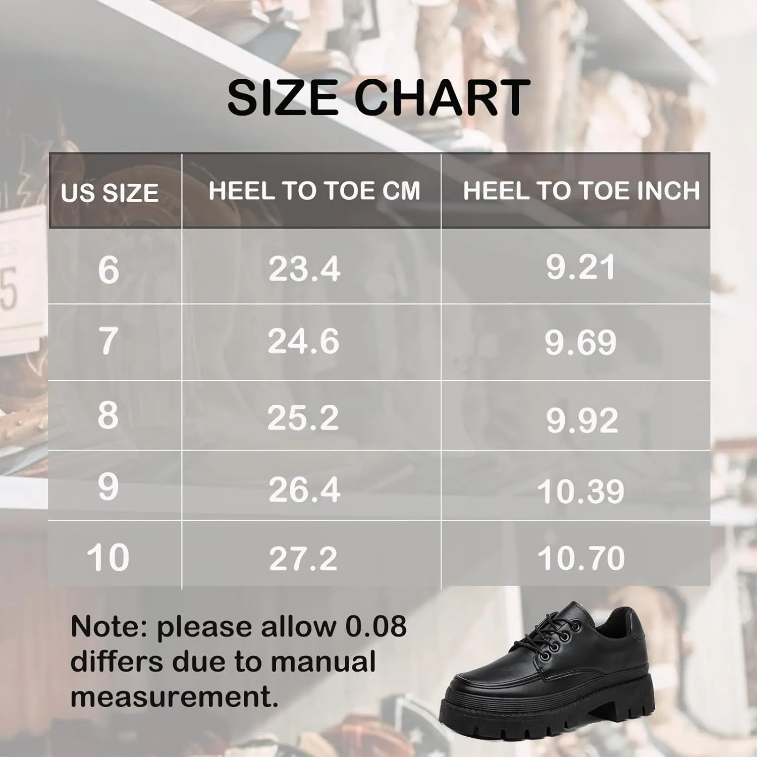 MEMON Oxford Shoes for Women,Platform Oxfords for Women,Low Heel Lace-Up Chunky Classic Oxford,Business Work Office Dress Shoes