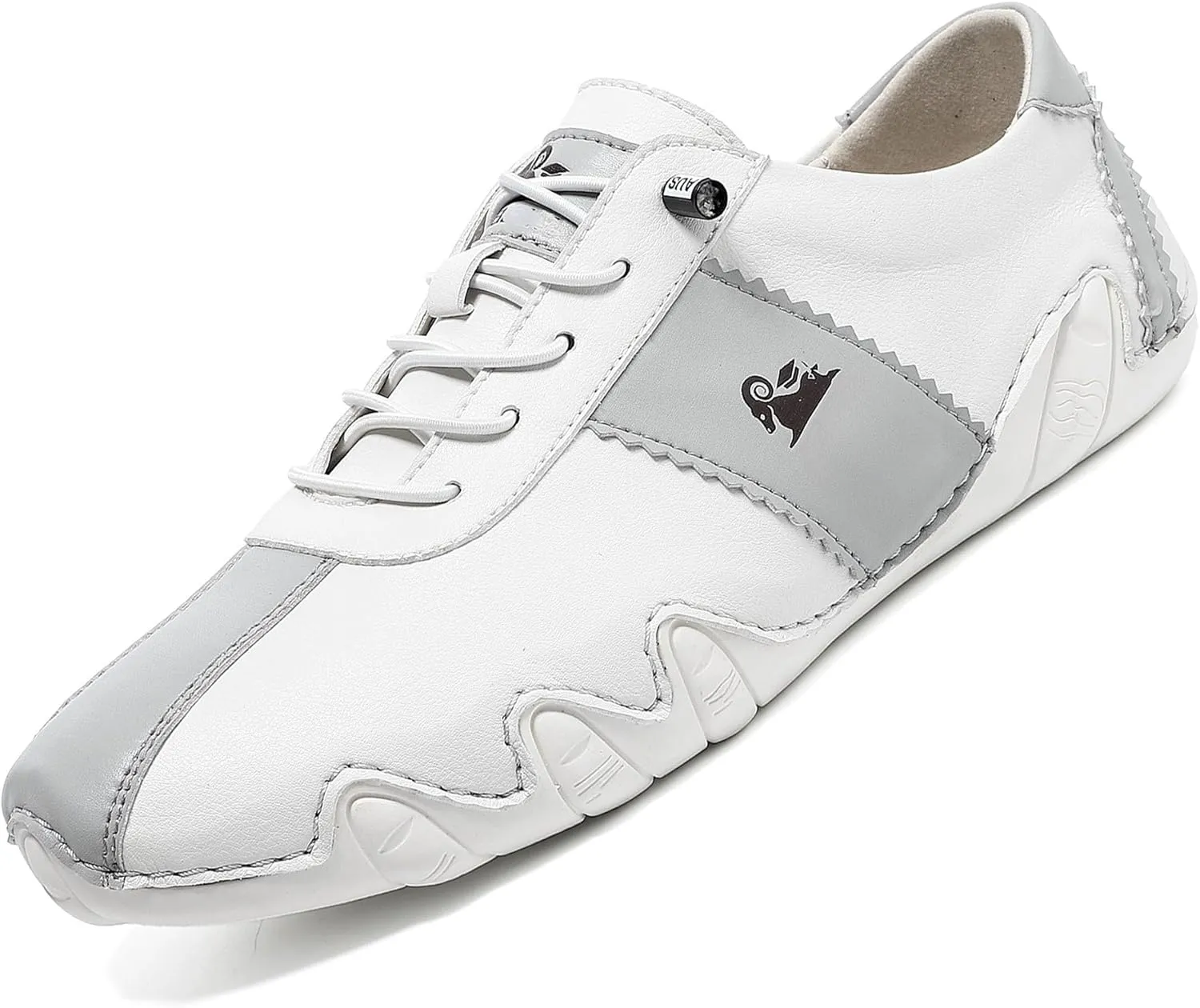 Men Casual Leather Handmade Slip-on Loafers Fashion Walking Low Top Flats Dress Sneakers Classic Driving Business Work Softsole Mocassins