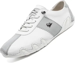 Men Casual Leather Handmade Slip-on Loafers Fashion Walking Low Top Flats Dress Sneakers Classic Driving Business Work Softsole Mocassins