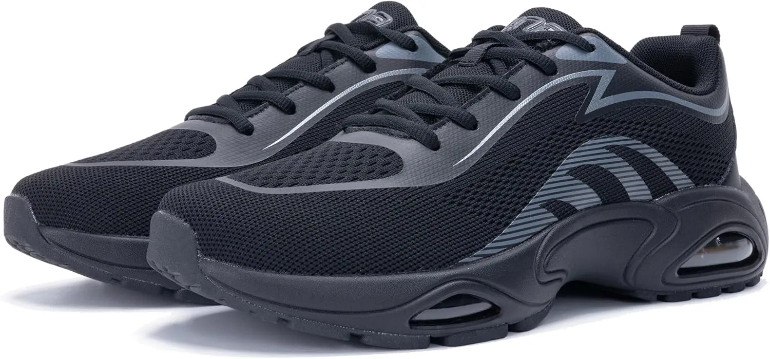 Mens Air Running Shoes Tennis Athletic Sneakers Lightweight Breathable Non Slip Walking Jogging Workout Gym Sports Footwear US 7-13
