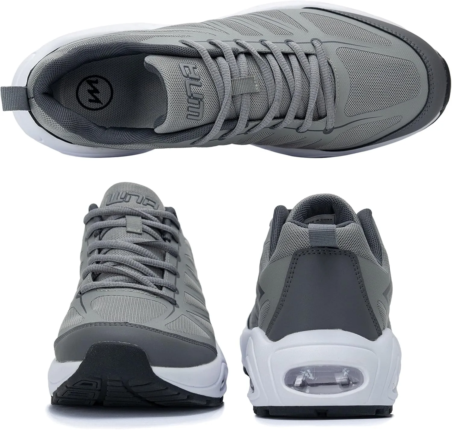 Mens Air Running Shoes Tennis Athletic Sneakers Lightweight Breathable Non Slip Walking Jogging Workout Gym Sports Footwear US 7-13