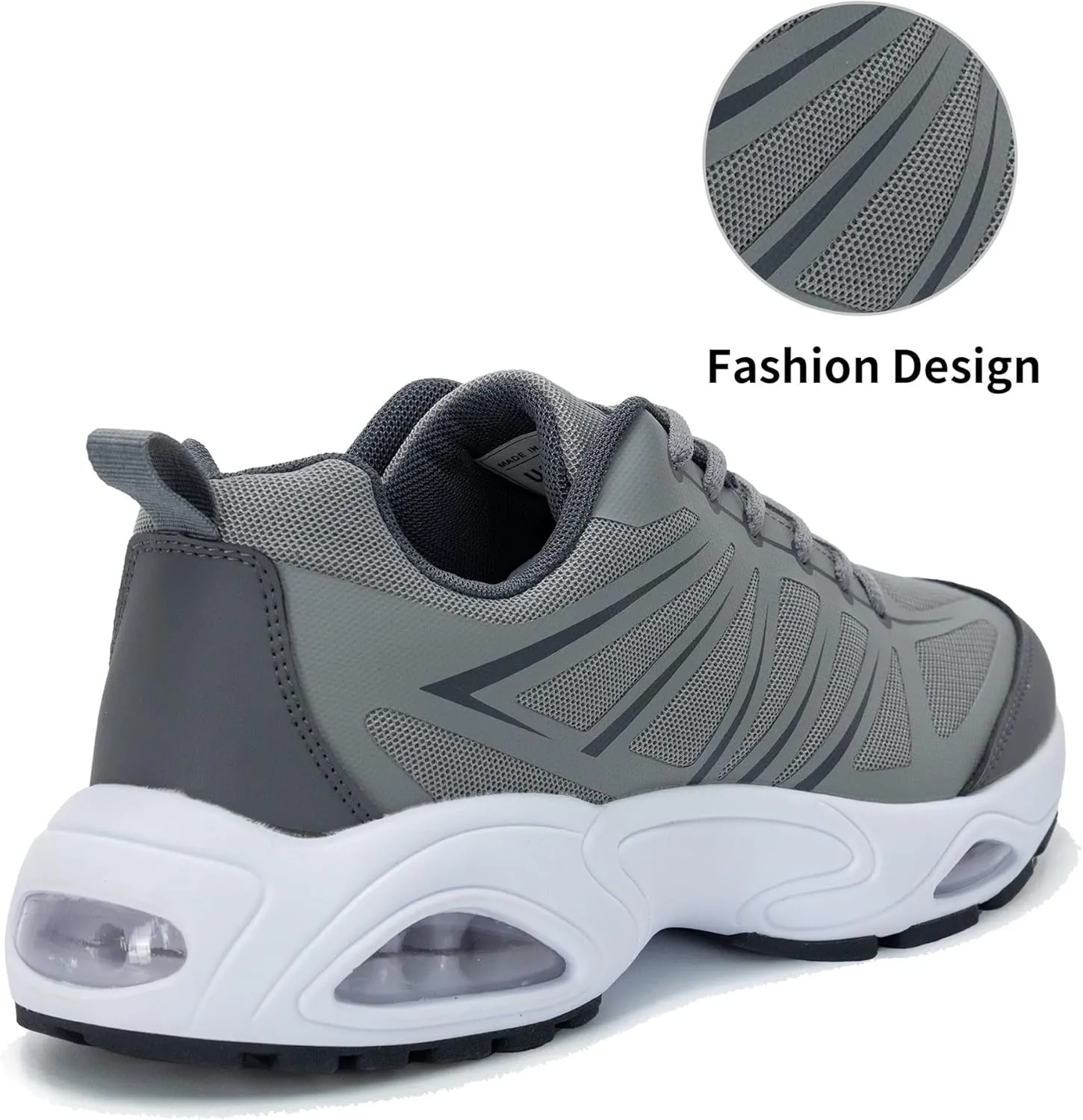 Mens Air Running Shoes Tennis Athletic Sneakers Lightweight Breathable Non Slip Walking Jogging Workout Gym Sports Footwear US 7-13
