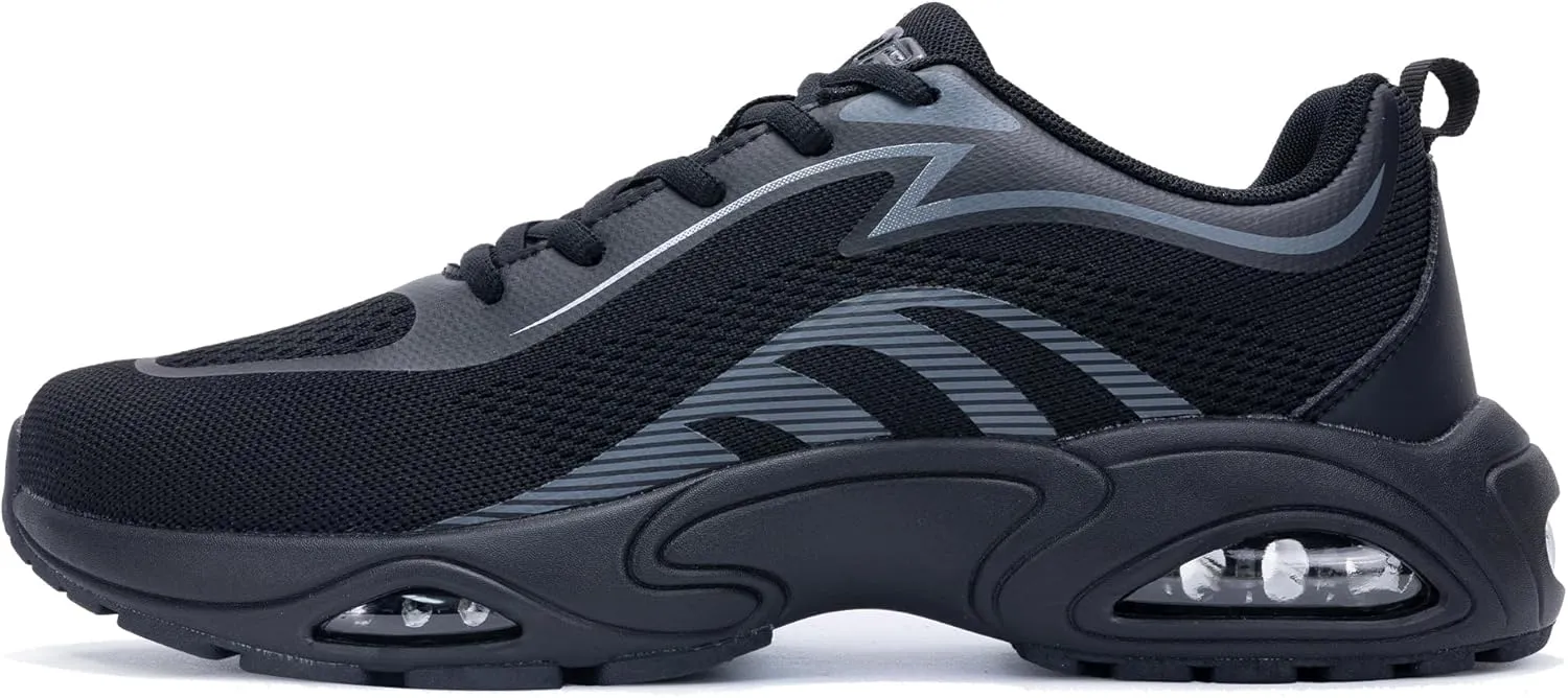 Mens Air Running Shoes Tennis Athletic Sneakers Lightweight Breathable Non Slip Walking Jogging Workout Gym Sports Footwear US 7-13