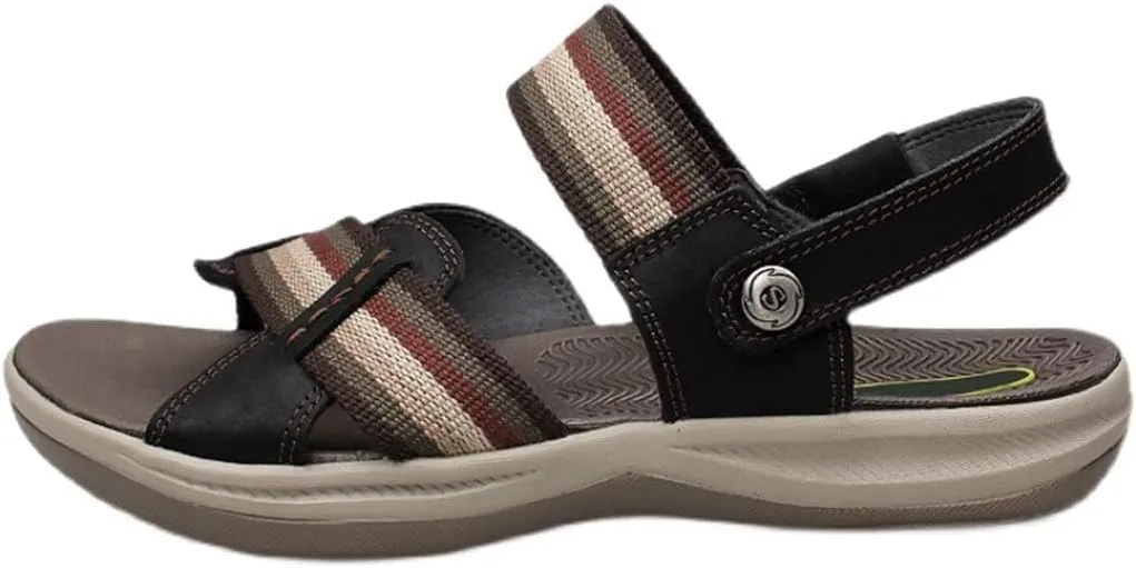 Men's Beach Sandals Leather Sandals for Men Outdoor Walking Sandals Comfortable Shoes(White-Patch Five-Pointed star4,40 Code)