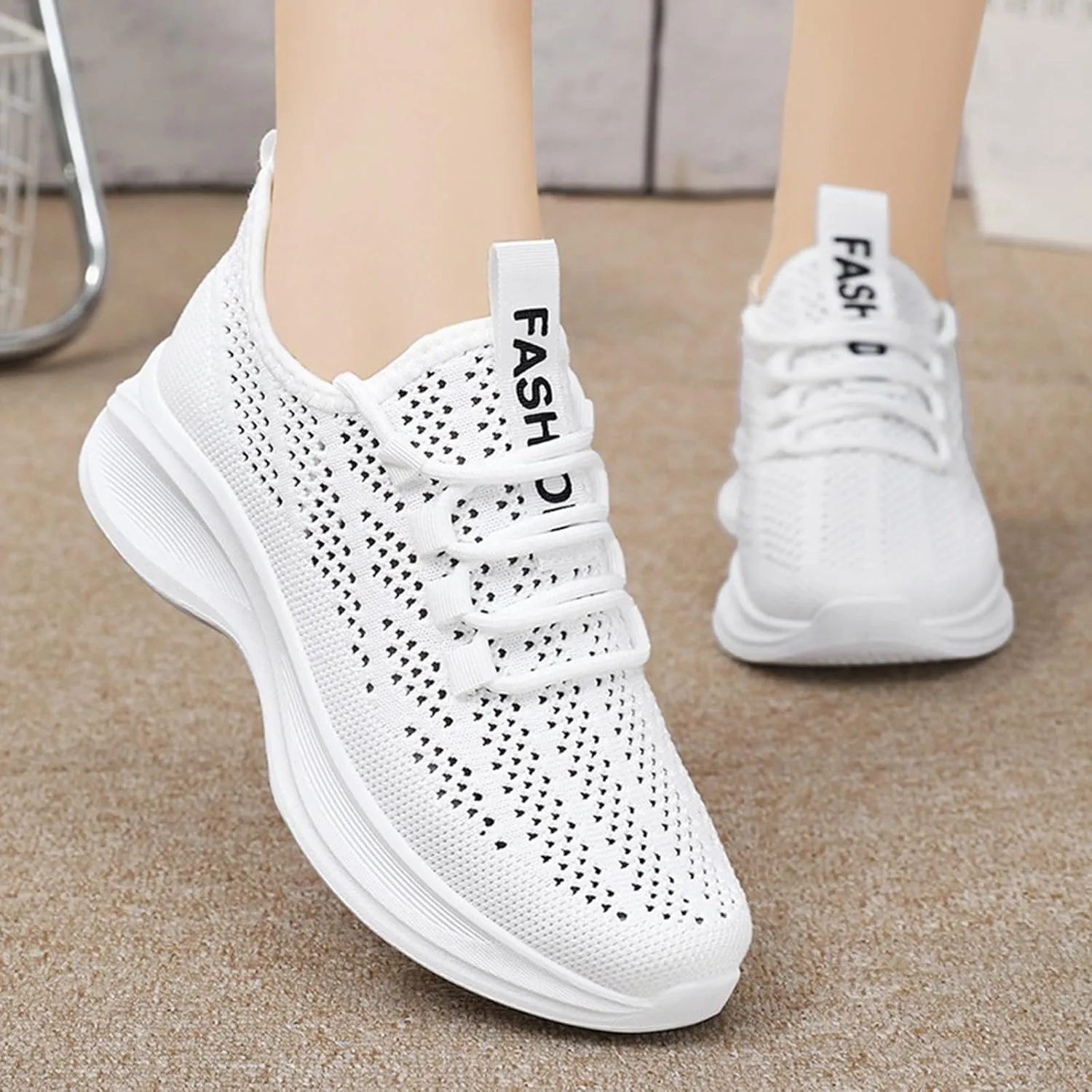 Mens Dress Shoes Casual Oxfords Shoes Knit Lightweight Tennis Shoes Womens Jogging Ladies Shoes Casual Men Shoes Sneakers Slip On Tennis Shoe Cross Trainer Shoe