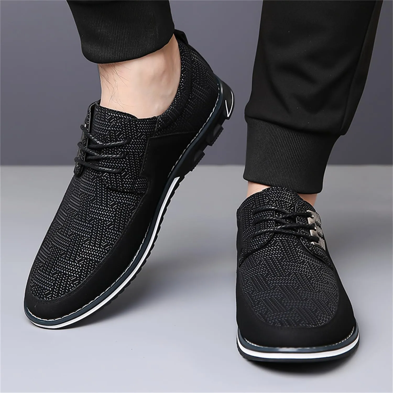 Men's Dress Shoes Comfort Soft Casual Oxford Superior Leather Sneakers Business Derby Shoe Loafers for Working Driving