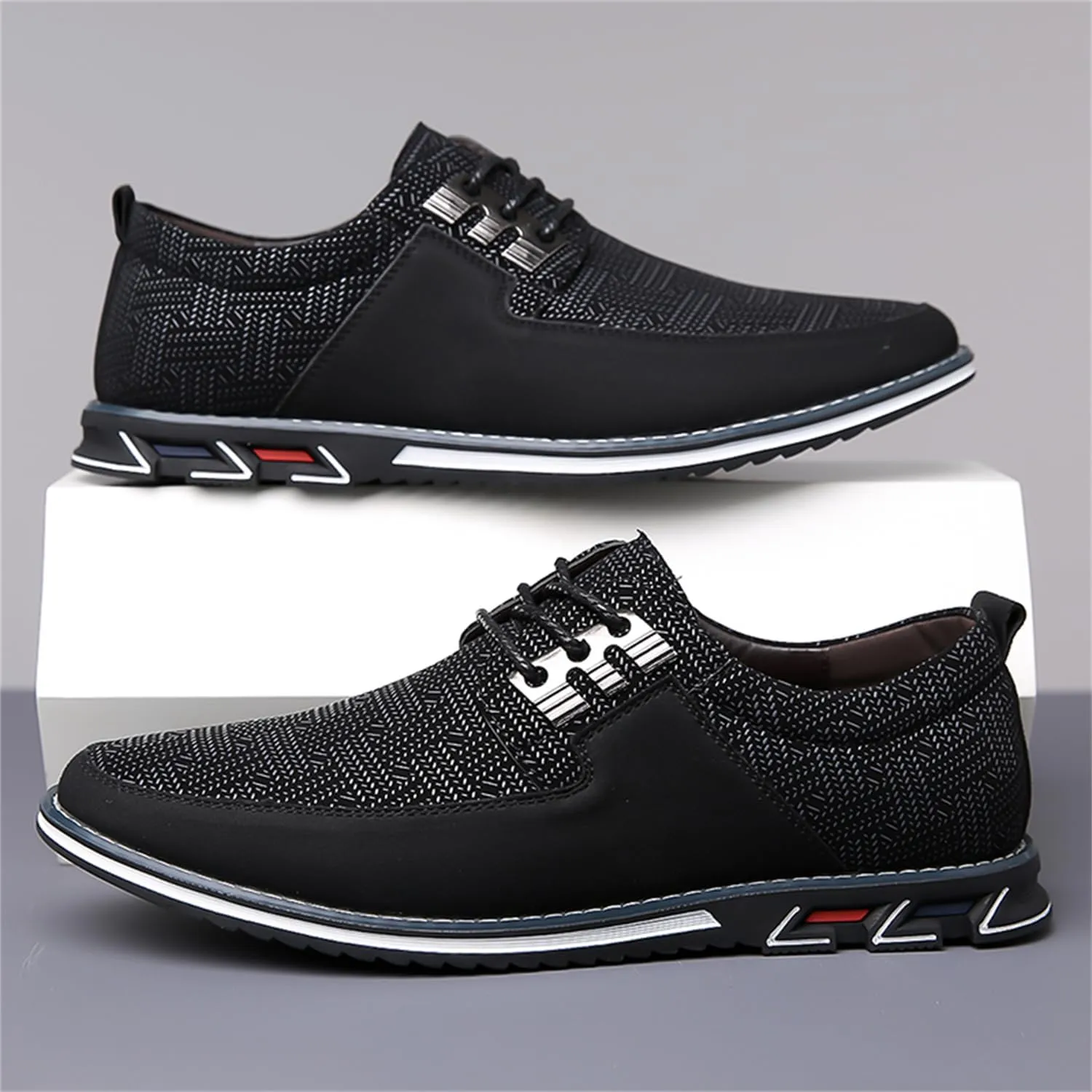 Men's Dress Shoes Comfort Soft Casual Oxford Superior Leather Sneakers Business Derby Shoe Loafers for Working Driving